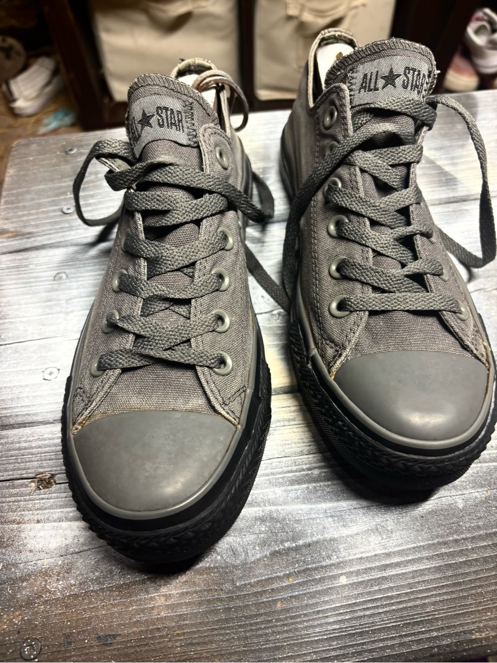 Gray Converse All Star sneakers in US W10 #converse #classic good condition